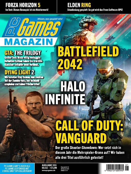 Cover image for PC Games: Jan 01 2022